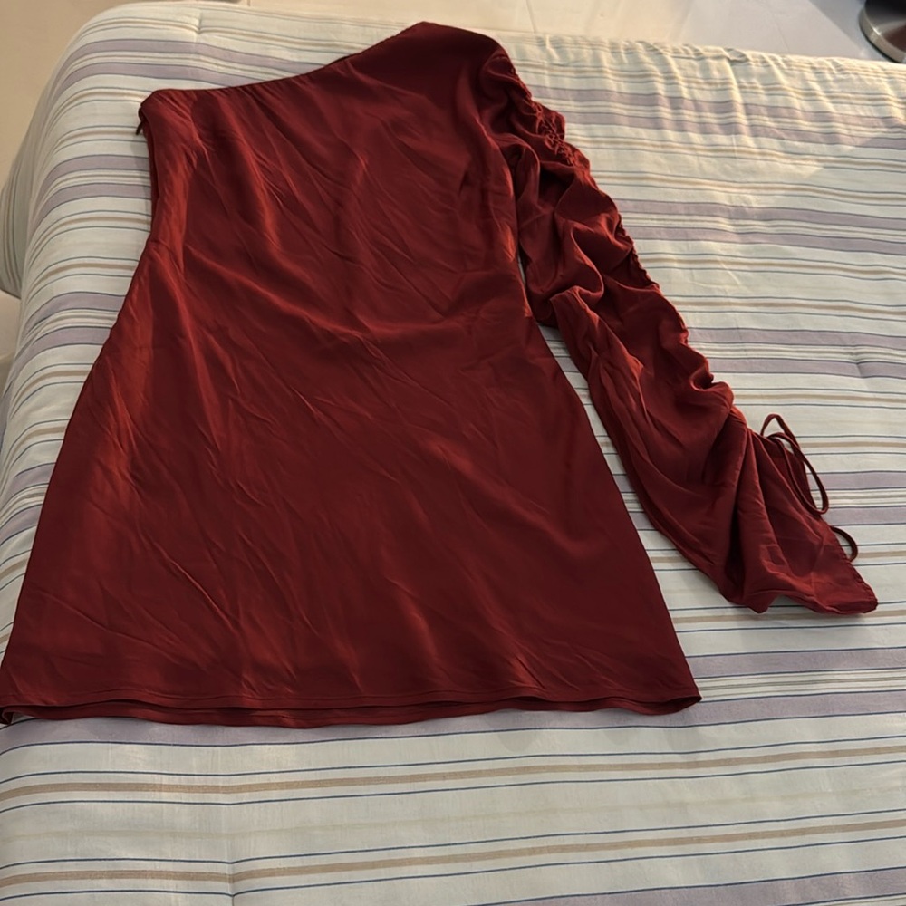 Camila Coelho Slip Dress in Burgundy Size S